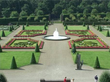Kamp-Lintfort : Kloster Kamp, barocker Terrassengarten